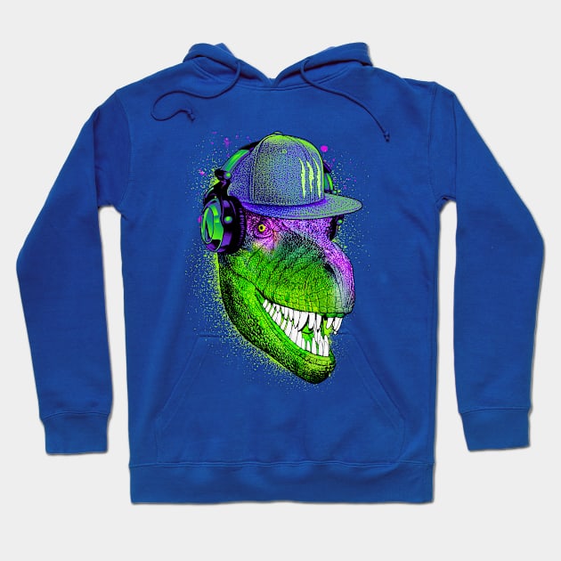 Jurassic Dj Hoodie by Moncheng